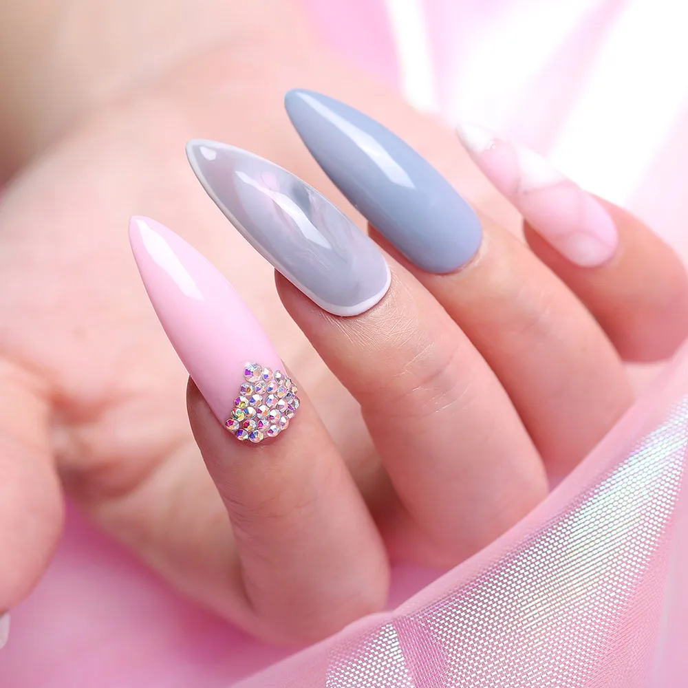 Azure Beauty 4 шт./лот Розовый Гель лак для ногтей великолепные цвета Блестящий УФ