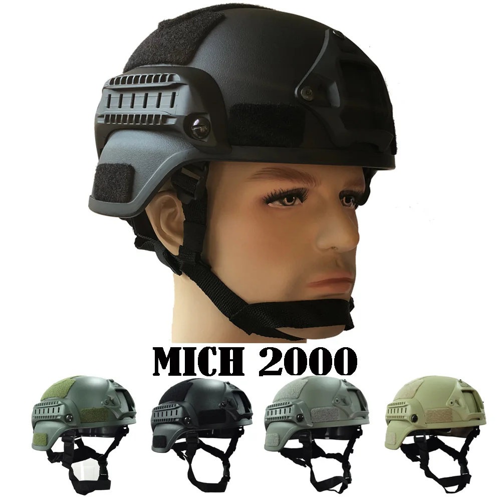

Military Helmet MICH 2000 Helmet Motorcycle Cycling Protective Helmets SWAT Climbing Riding CS Wargame Airsoft