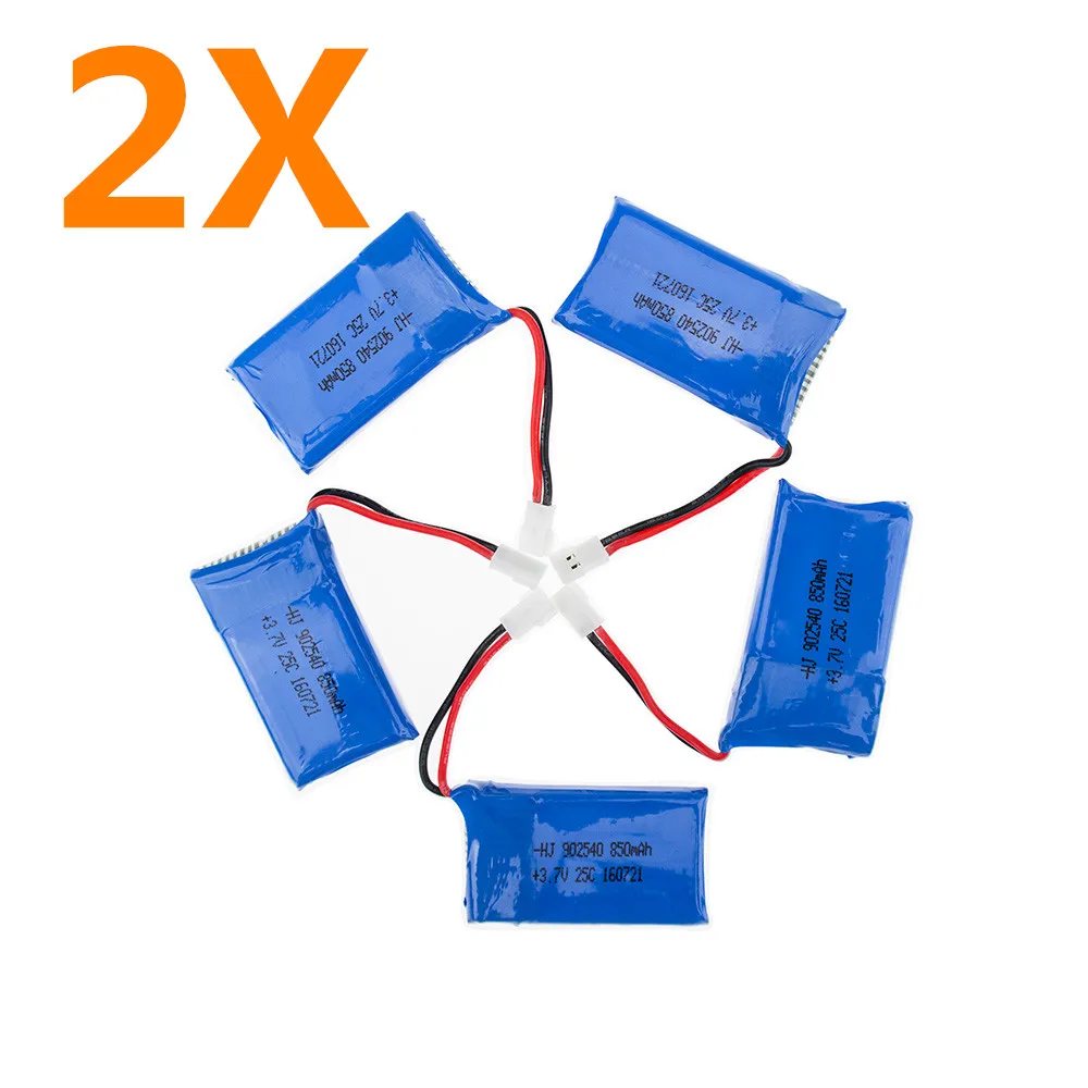 10 шт. Syma X5C rc Lipo Аккумулятор 3 7 в 850 мАч для x5 x5sw x5sc cx30 cx30w вертолет Квадрокоптер Дрон
