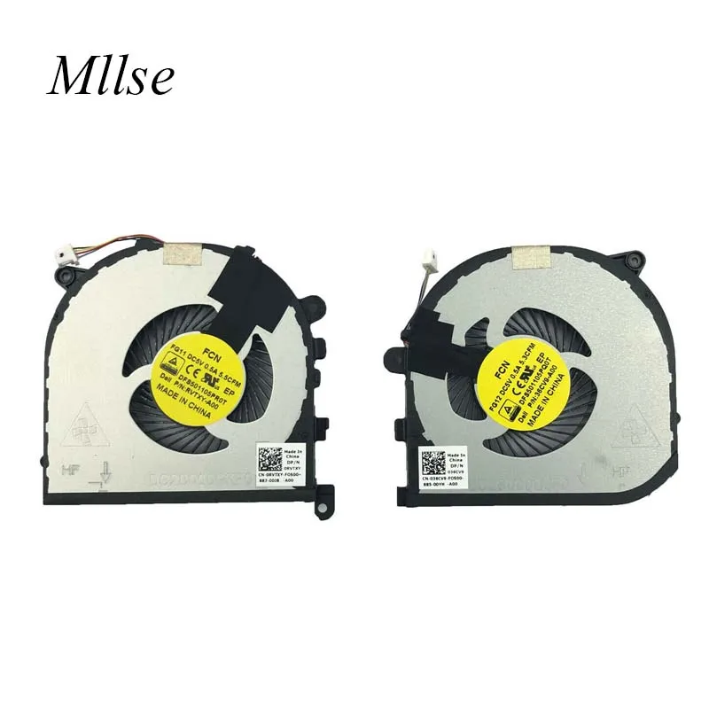 ZHENHUIYOU New for DELL XPS15-9570 9570 Fans L+R 08YY9 TK9J1