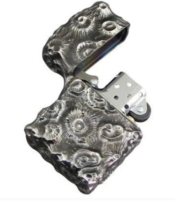 6*4,5 см ручной работы метеорит арт Коллекционная 95 г чистого титана зажигалка