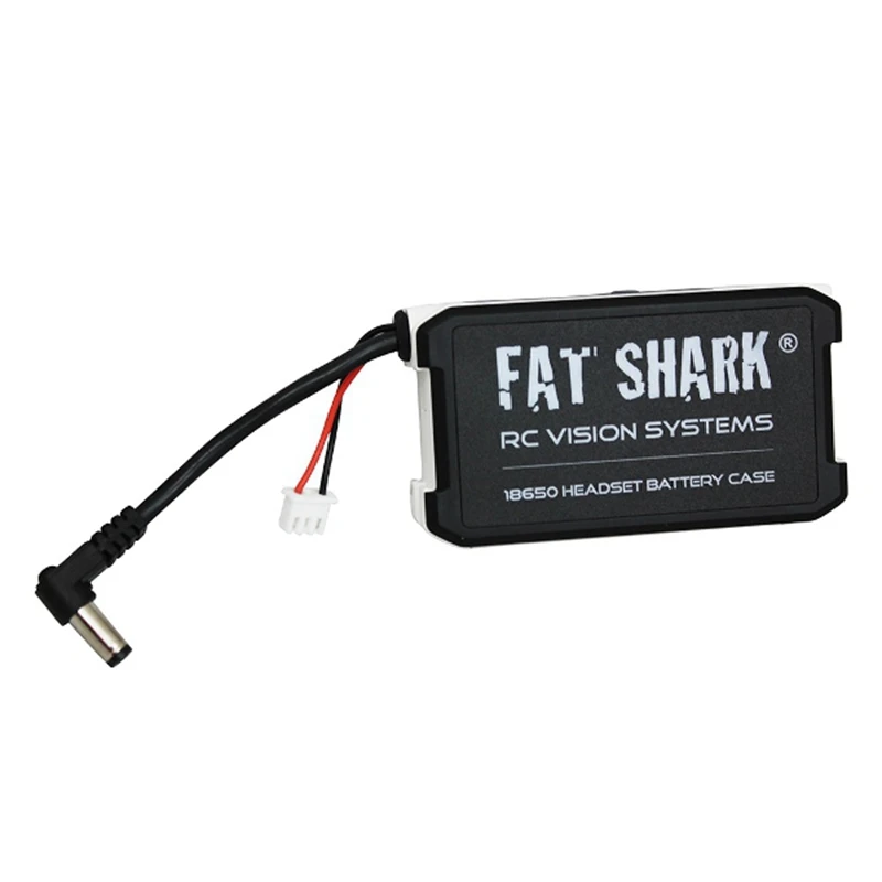 Fatshark 7,4 V 18650 литий-ионный аккумулятор чехол DC5.5* 2,5 для FPV очки видео гарнитура без аккумулятора