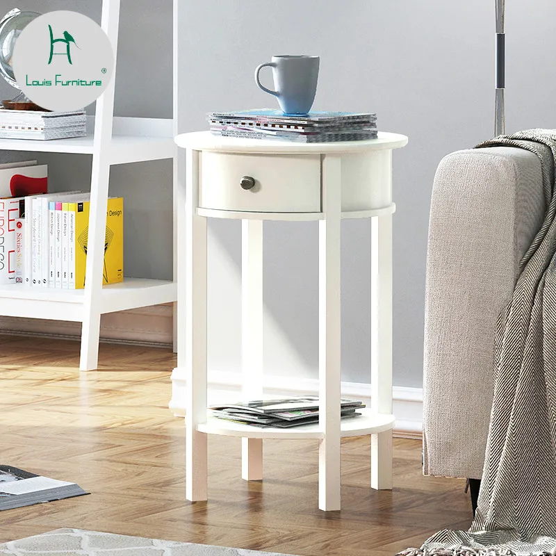 

Louis Fashion Coffee Tables Modern Simple Convenience White Nordic Minimalist Bedroom Living Room