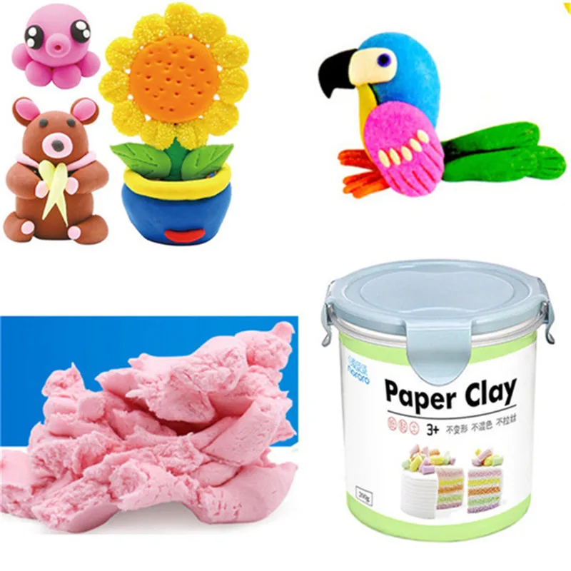 

Paper Claying 800ML Soft Ultralight DIY Non-Toxic Non-Brushed Space Sand Kids Play Toy Creative Children Kids Funny Toys