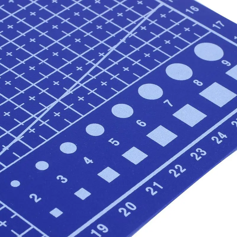 A4 сетка линии резки мат ремесло карты Ткань Кожа бумага доска 30*22 см синий