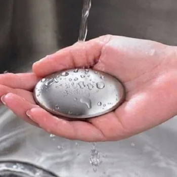 

2018 Newest Stainless Steel Soap Deodorize Garlic Onion Smell From Hands Magic Soap Eliminating Odo Bath Soap Kitchen Tool