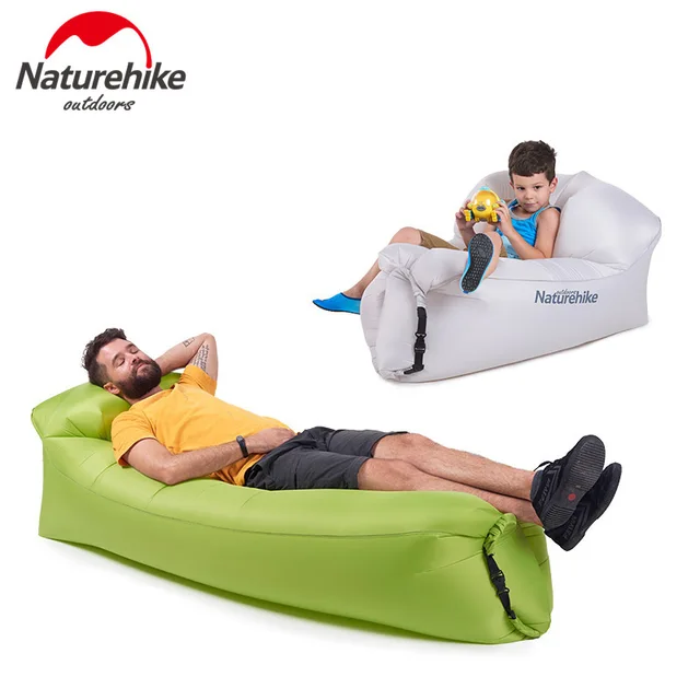 Naturehike Outdoor Folding Portable Waterproof Inflatable Air Sofa Naturehike Outdoor Folding Portable Waterproof Inflatable Air Sofa Mat Camping Sandbeach Chair Foldable Bed