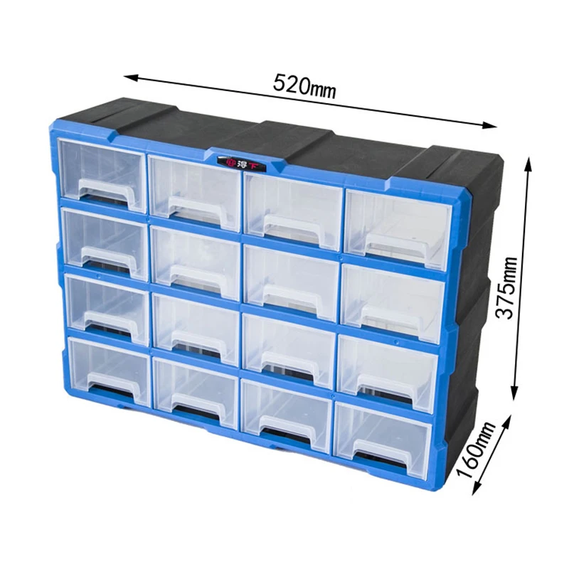 Новый корпус инструмента Toolbox Запчасти коробка Классификация ковчега Multi Сетка