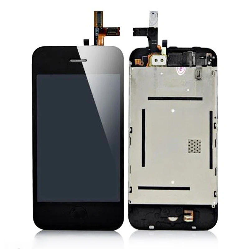 Sinbeda 100% тест ЖК дисплей для iPhone 3g экран дигитайзер в сборе с домашней кнопкой и