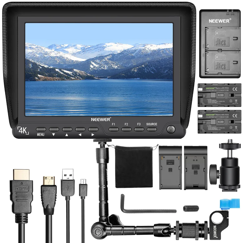 Neewer NW S7 7 дюймов 4 K HD Камера поле монитор Комплект для Sony Canon Nikon Olympus Pentax 1920X1200 ips