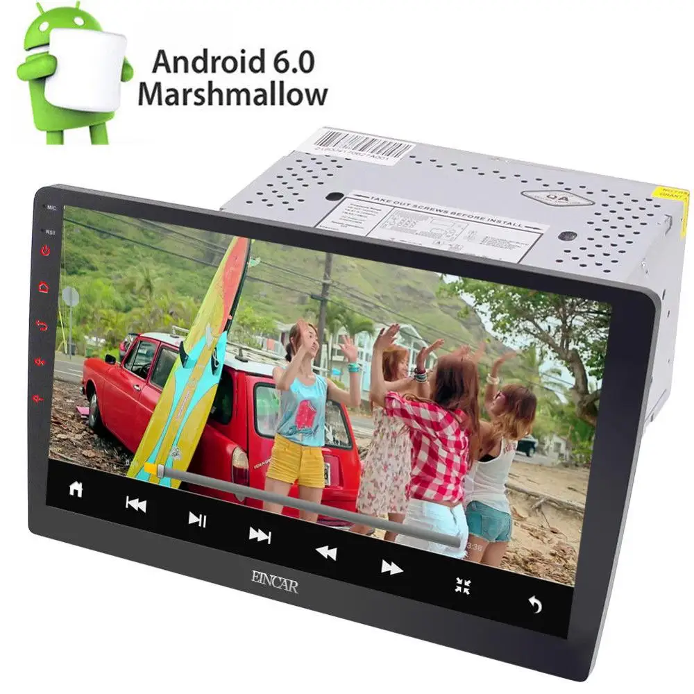 Perfect Android 6.0 2GB Double Din 10.1" HD Car GPS Navi Stereo In Dash No DVD Player uad-core Capacitive Car Stereo Video Player Radio 1