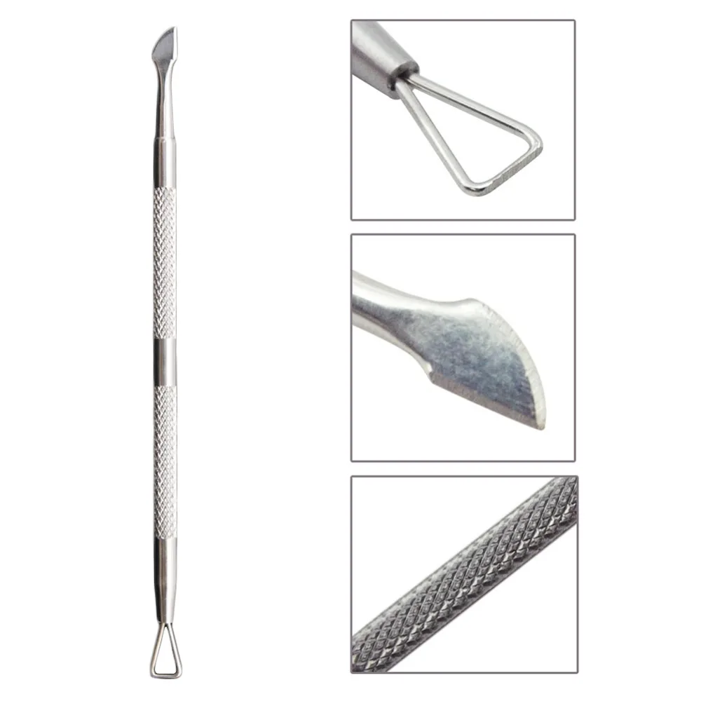 

1PC Cuticle Pusher Nail Remover Pusher Remover Gel Polish Nail Cleanser Remove Gel Nail Polish Sticks For Manicure