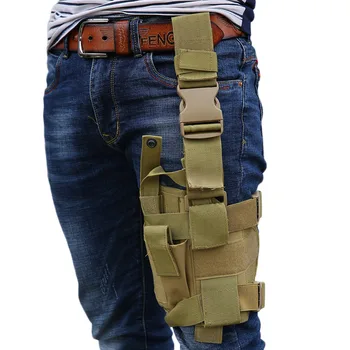 

Classic Adjustable Practical Puttee Bag Thigh Leg For Gun Holster Pouch Outdoor Hunting Airsoft Military Tactical Top Quality