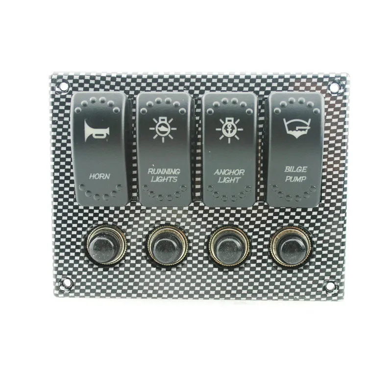 Buy yacht cockpit control panel switch marine waterproof switch panel