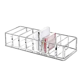 

8-grid Lipstick Brushes Powder Cosmetic Storage Box Makeup Organizer Holder