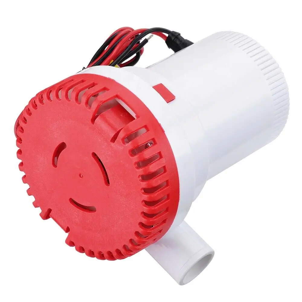 24V Submersible Bilge Pump 2000GPH Electric Water Pump For Aquario Submersible Seaplane Motor Homes Houseboat Boats