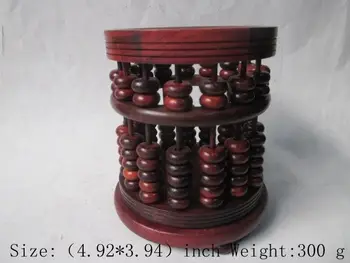 

China's ancient hongshan chicken wings wood hand-carved brush pot free shipping