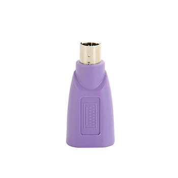 

Passive Purple Keyboard USB Female To PS2 Male PVC Connectors Mini Adapter Mouse Portable Converter Replacement Durable