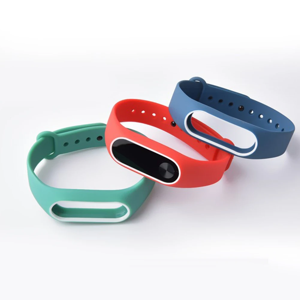 

Luxury Silicon Bracelet WristBand Wrist Strap Replacement For Xiaomi Mi Band 2