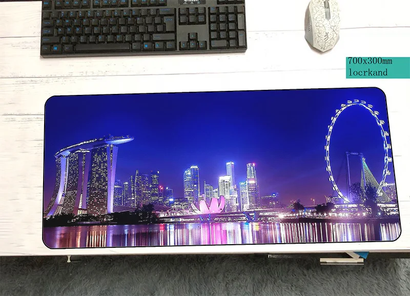 Города padmouse 700x300x2 мм игровой коврик для мыши игровой esports коврик для мыши геймер компьютерный стол locrkand коврик notbook mousemate pc