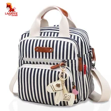 

338 High Level Canvas Colorful Mommy Diaper Bag Baby Nappy Bags Maternity Mommy Women Backpack/Handbag/Messenger Three-In-One