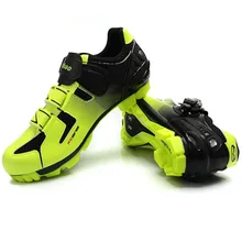 Профессиональная Мужская обувь для горного велосипеда MTB, обувь для велоспорта, самофиксирующаяся обувь для езды на велосипеде с сетчатыми отверстиями и липучкой