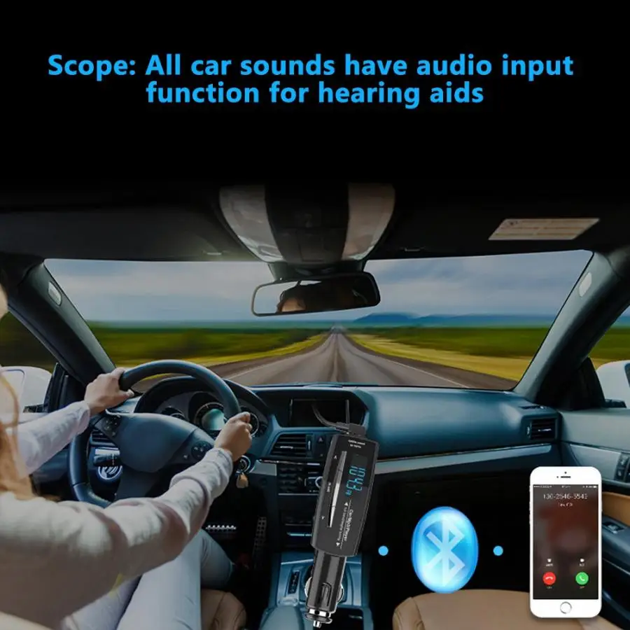 Плеер BT 688 Многофункциональный Беспроводной BT FM передачи Hands-free автомобильный комплект MP3-плеер Bluetooth автомобиля mp3 плеер