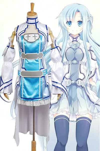 

Sword Art Online Cosplay ALO Alfheim Online Yuki Asuna Cosplay Full Set Uniform Costume