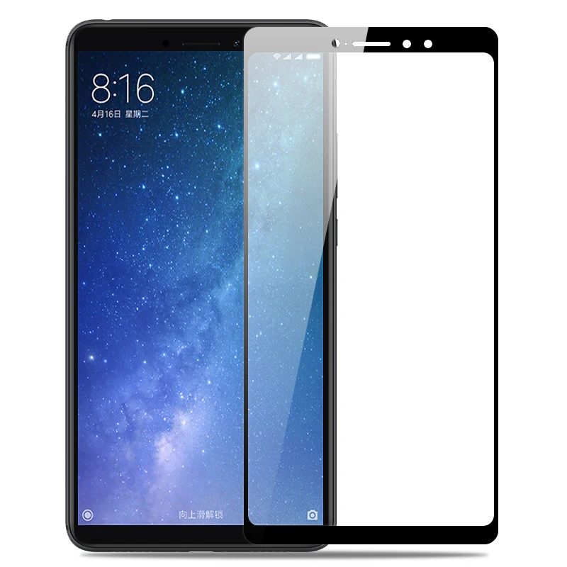 xiaomi mi max 3 glass screen protector full cover mofi ultra thin clear mi max3 tempered 3
