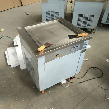 

milk tea shop using frying ice cream roller maker