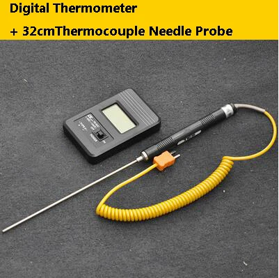 

FEORLO K type TM902c digital Thermometer + 32cmThermocouple Needle Probe For Lab Factory Use