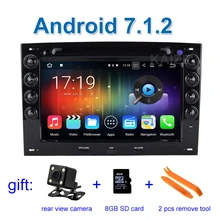 1024*600 2GB RAM Android 7.1.2 Car DVD Player for Renault Megane 2 2003-2010 with Radio WiFi BT GPS