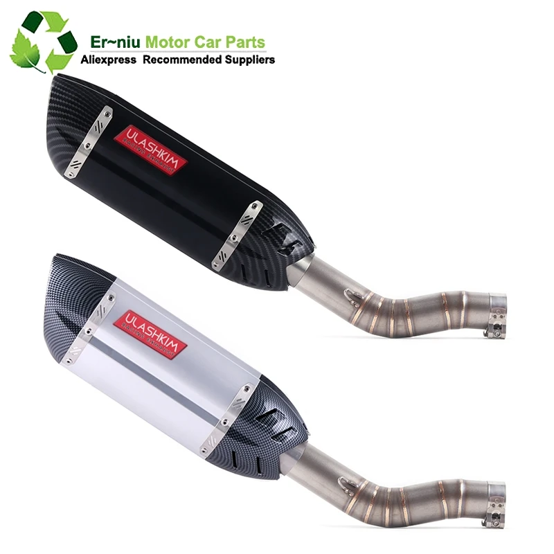 

GSXR1000 GSX R1000 GSXR 1000 Motorcycle Exhaust Modified Middle Link Pipe Full System Slip-On For suzuki GSXR1000