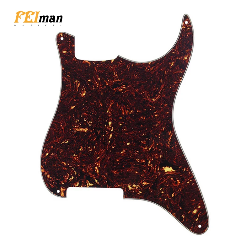 

Pleroo guitar parts 4 Holes Pickguard Blanks Material with Real Aluminum foil shield for Strat Style Guitar Stratocaster Custom