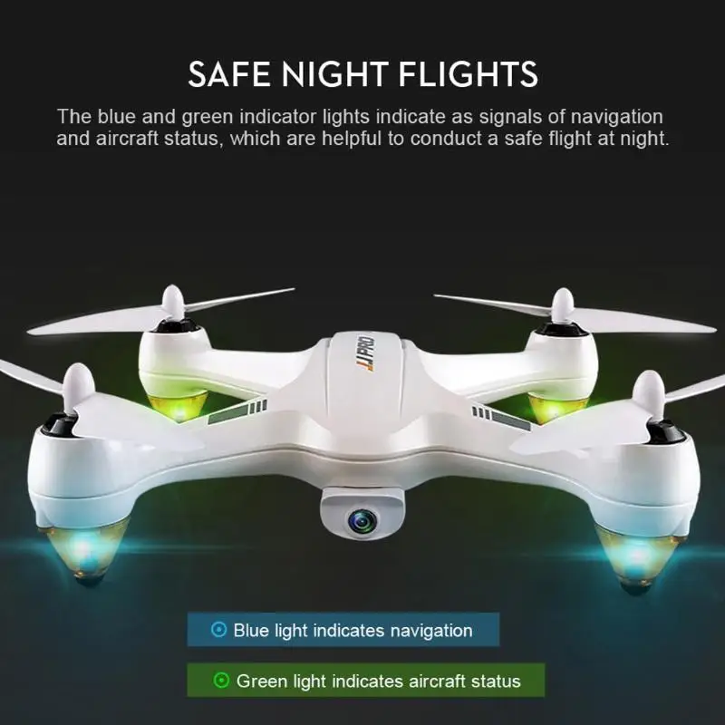 

JJRC JJPRO X3 RTF Brushless GPS WiFi FPV RC Drone Quadcopter with 1080P HD Indoor Altitude Hold Light Camera Toy Gift