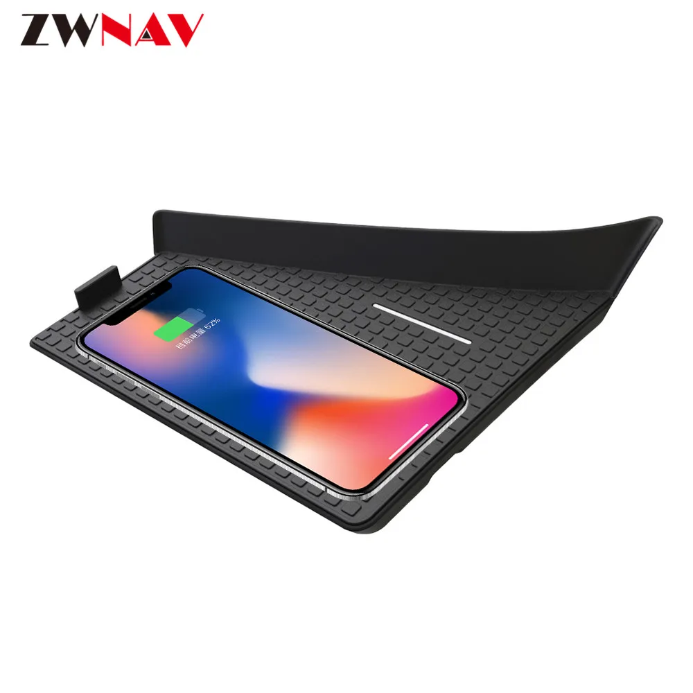 

ZWNAV Special Wireless Car Charger For Audi Q7 2016-2018 Intelligent Infrared Fast Wirless Charging Car For Phone/Samsung