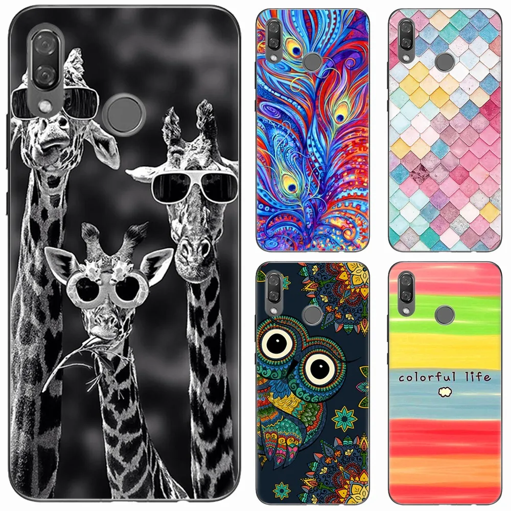 New Arrival Phone case For Huawei Nova 3 6.3-inch Fashion Design Art Painted TPU Soft Case Back Cover Shell |