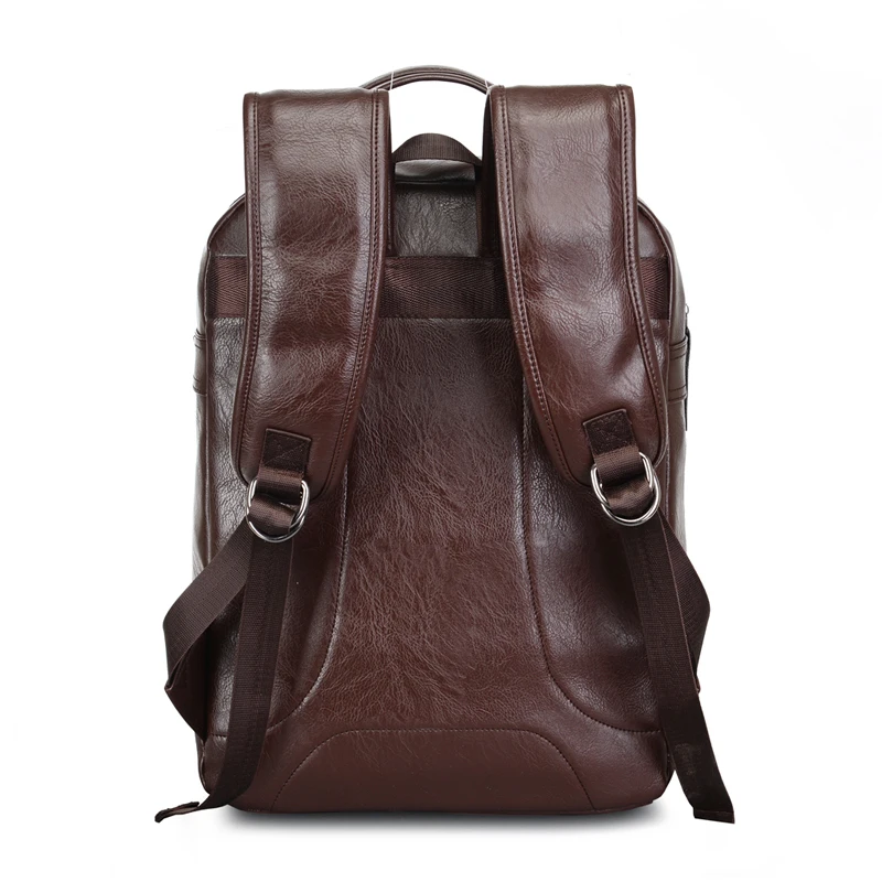 2017 hombres mochila de cuero de alta calidad de la Juventud de taleguilla DE LA ESCUELA bolsa de hombre portátil de mochila bolso de hombro