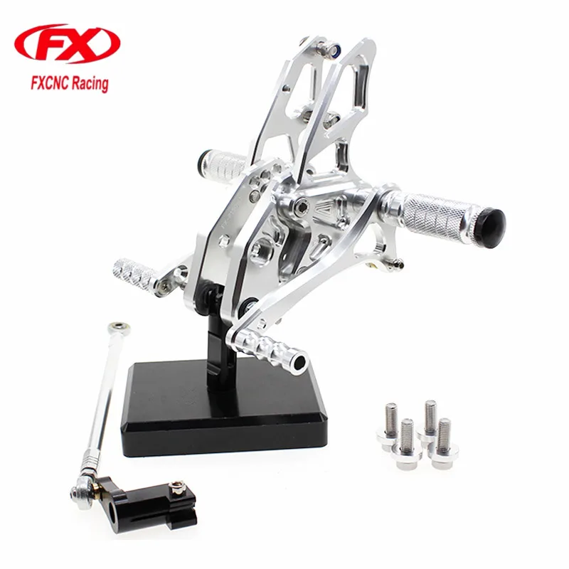 FXCNC Aluminum Adjustable Motorcycle Rearsets Rear Set Foot Pegs Pedal Footrest For YAMAHA YZF R15 2012 2014 2015 2016 2017 FXCNC Aluminum Adjustable Motorcycle Rearsets Rear Set Foot Pegs Pedal Footrest For YAMAHA YZF R15 2012 2014 2015 2016 2017