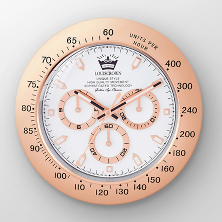 

Creative Wall Clock Living Room Metal Silent Kitchen Wall Clock Modern Design Unique Watch Saati Clocks Wall Home Decor 40CH25