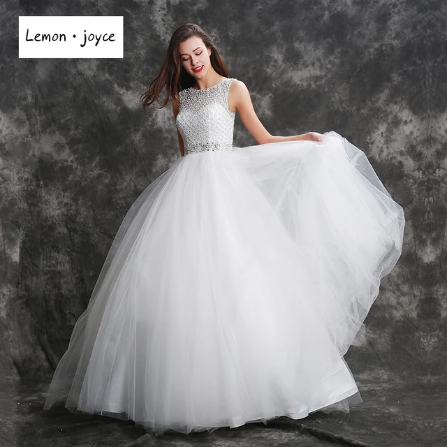 Fantasy Wedding Dresses 2018 Crystal Beading Floor Length Ball Gowns Fantasy Wedding Dresses 2018 Crystal Beading Floor Length Ball Gowns For Bridal