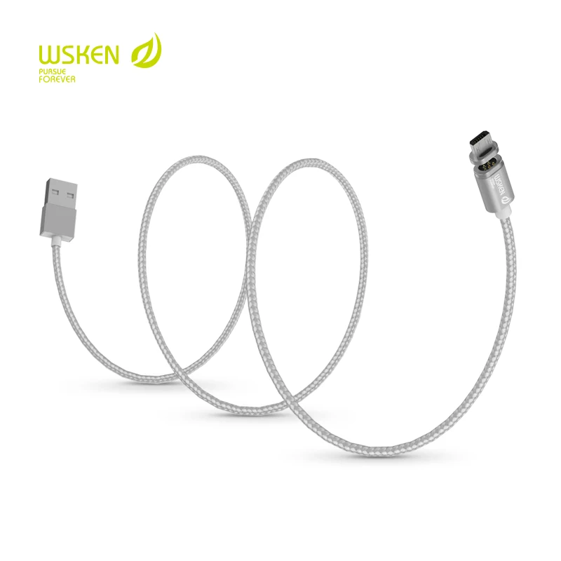 WSKEN X Cable Metal Mini 2 Magnetic Charging Cable For Apple iPhone 7 Plus 6 6S