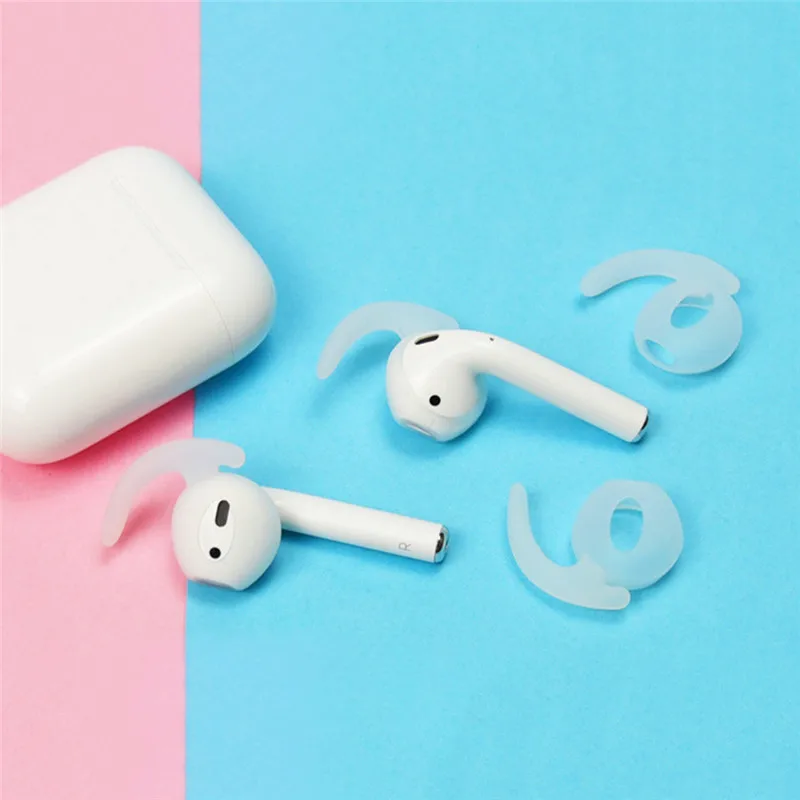 Чехлы для наушников Противоскользящие силиконовые вкладыши Apple Airpods умные