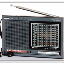 TECSUN R-9700DX оригинальная гарантия SW/MW Высокая чувствительность World Band радиоприемник с динамиком