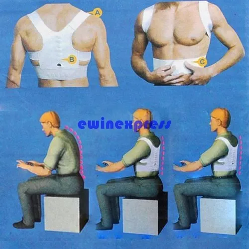 Magnetic Therapy Posture Back Shoulder Corrector Support Shoulder Brace Belt  (9)