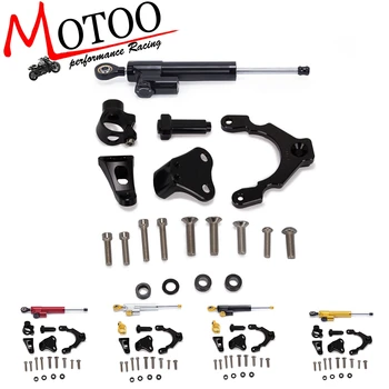 

Motoo - Motorcycle CNC Steering Damper Stabilizerlinear Reversed Safety Control with Bracket for KAWASAKI Z900 Z 900 2017