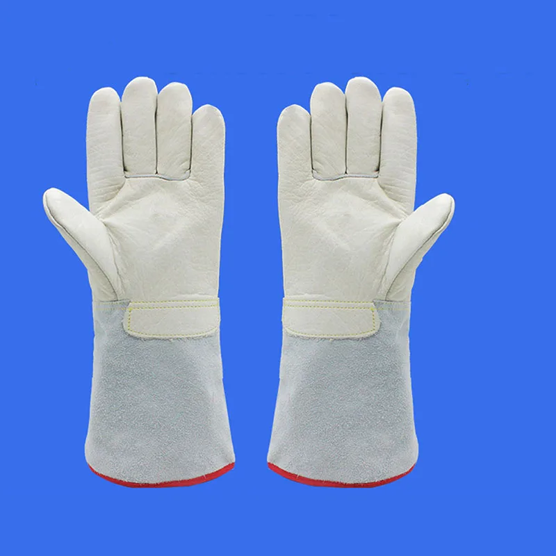 Для мальчиков и девочек штормовки-Перчатки для криогенной и водонепроницаемых азота перчатки холодного хранения СПГ воздушно-доказательство морозостойкие, перчатки с защитой от холода Перчатки