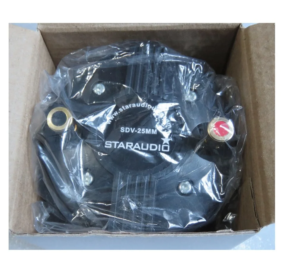 packing of screw on horm titanium driver tweeter for replacement dj pa stage music speakers