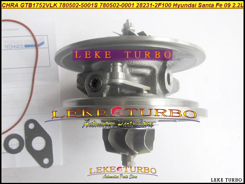 Turbo Cartridge CHRA GTB1752VLK 780502 780502-5001S 780502-0001 28231-2F100 For Hyundai Santa Fe 09 R2.2 2.2L (5)