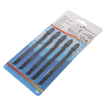 

5Pcs Hacksaw Jig Saw Blade Set Cutting Tools For Wood Sheet Panels Alloy Steel